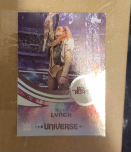 2025 Topps WWE Universe #207 Becky Lynch Royal Rumble Event Variation — front
