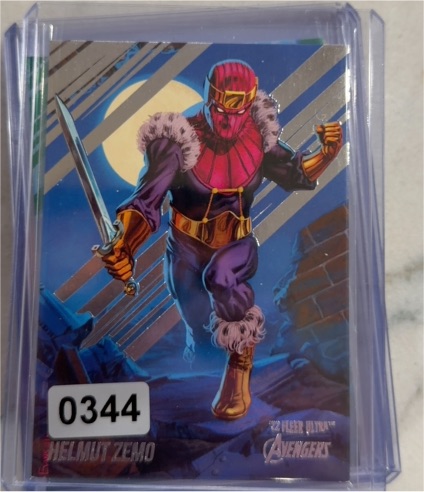 2022 Fleer Ultra Marvel Avengers #27 Helmut Zemo — front