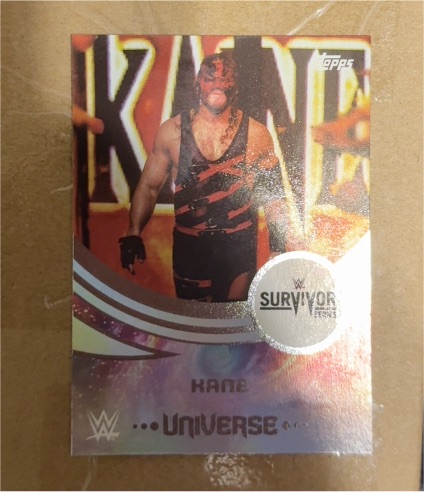2025 Topps WWE Universe #291 Kane Survivor Series Variation — front