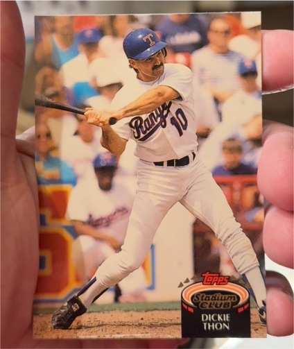 1992 Topps Stadium Club #868 Dickie Thon — front