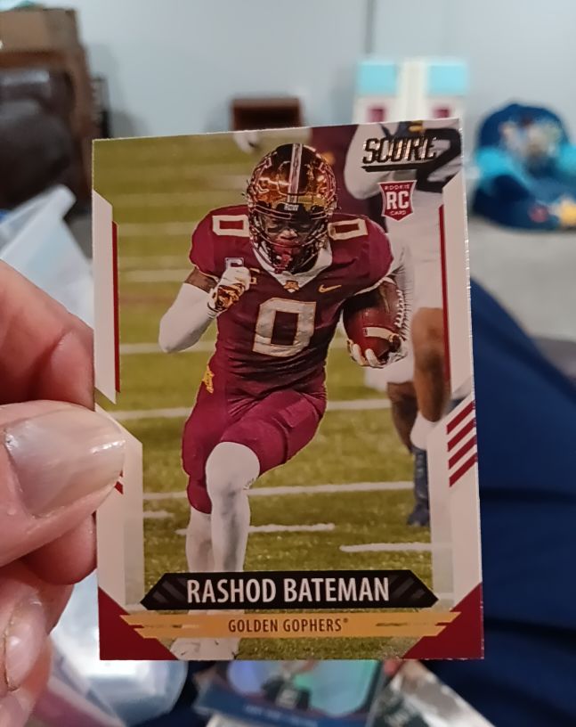 2021 Panini Score #327 Rashod Bateman — front
