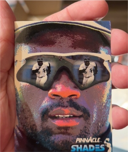 1992 Pinnacle Shades #605 Tim Raines — front