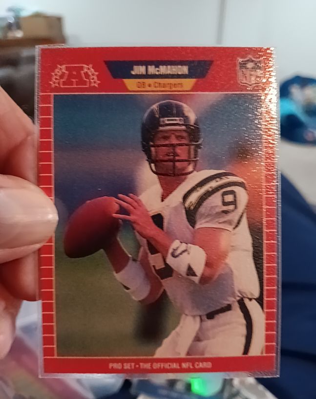 1989 Pro Set #478 Jim McMahon — front