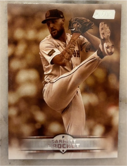 2025 Topps Stadium Club #18 Garrett Crochet Sepia Parallel — front