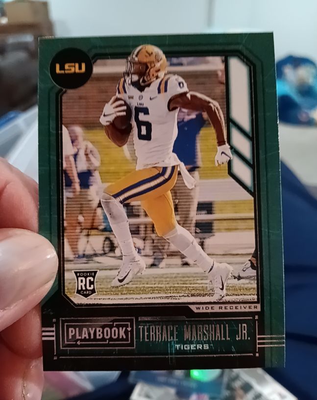 2021 Panini Chronicles Playbook #344 Terrace Marshall Jr. — front