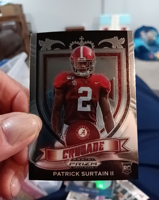 2021 Panini Prizm Draft Picks #178 Patrick Surtain II Crusade — front
