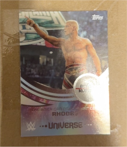 2025 Topps WWE Universe #202 Cody Rhodes — front