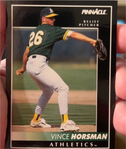 1992 Pinnacle #524 Vince Horsman — front