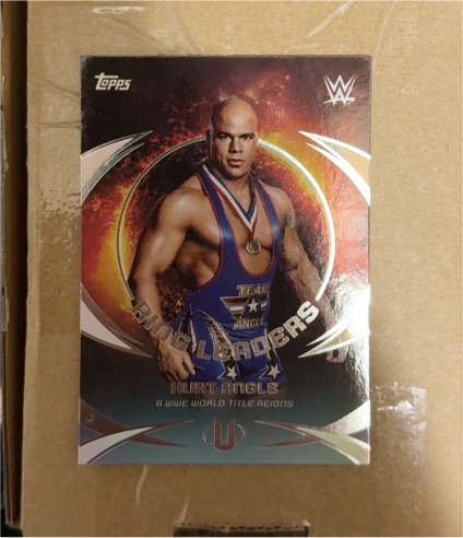 2025 Topps Universe WWE #RL-21 Kurt Angle Ring Leaders — front