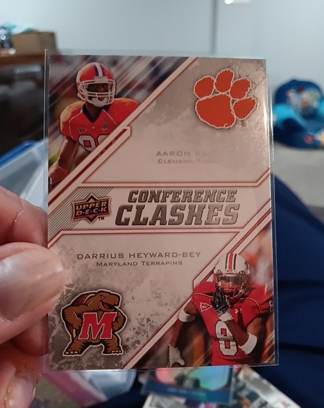 2009 Upper Deck Draft Edition #256 Darrius Heyward-Bey Aaron Kelly Conference Clashes — front