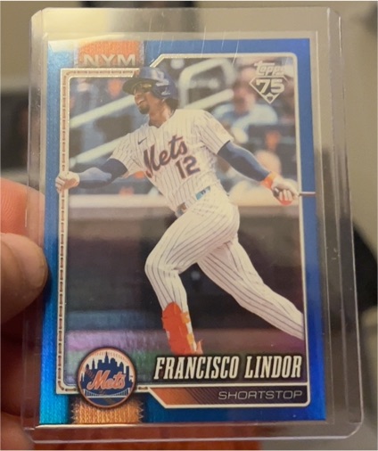 2026 Topps Series 1 #123 Francisco Lindor — front