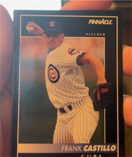 1992 Pinnacle #504 Frank Castillo Chicago Cubs — front