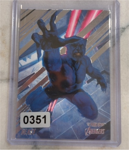2022 Fleer Ultra Avengers #4 Beast — front