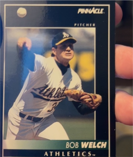 1992 Pinnacle #409 Bob Welch — front