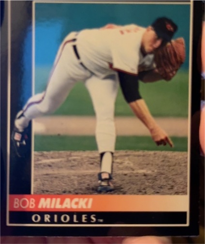 1992 Pinnacle #339 Bob Milacki — front