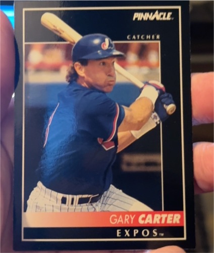1992 Pinnacle #321 Gary Carter — front