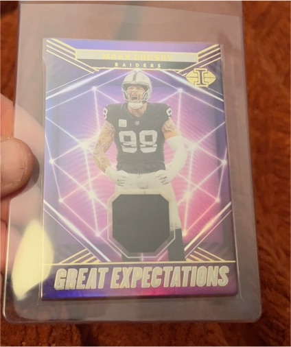 2023 Panini Illusions #GE-MCR Maxx Crosby Great Expectations — front