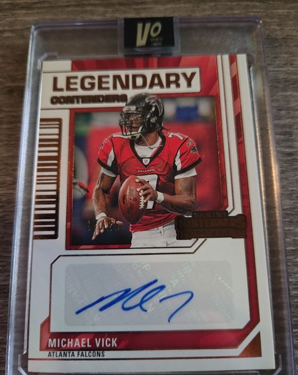 2023 Panini Contenders Legendary Contenders Autographs Bronze #17 Michael Vick — front