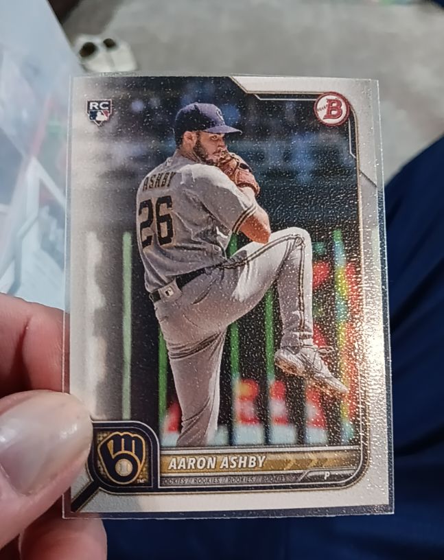 2022 Bowman #33 Aaron Ashby — front