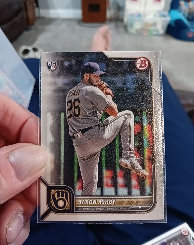 2022 Bowman #21 Aaron Ashby — front