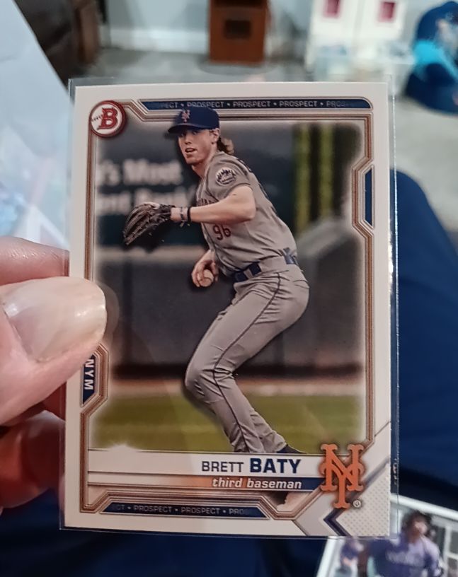 2021 Bowman Draft #BD-130 Brett Baty — front