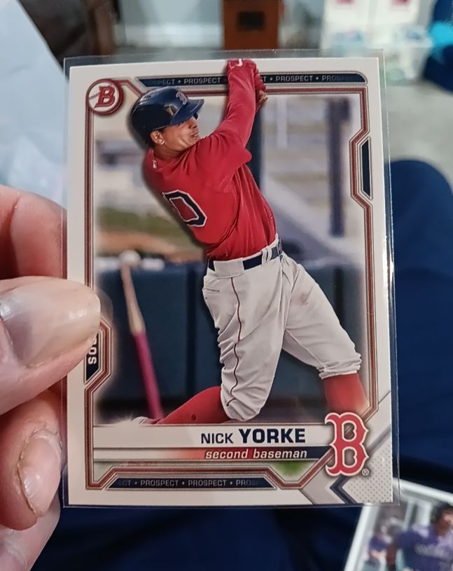 2021 Bowman Draft #BD-53 Nick Yorke — front