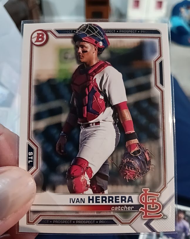 2021 Bowman Draft #BD-94 Ivan Herrera — front