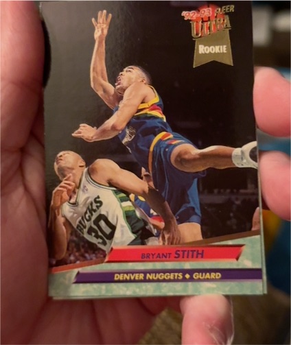 1992-93 Fleer Ultra #255 Bryant Stith — front
