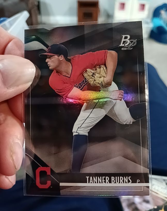 2021 Bowman Platinum #TOP-50 Tanner Burns — front