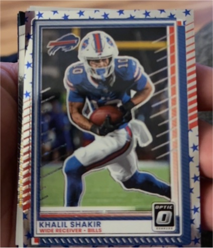 2025 Panini Donruss Optic #44 Khalil Shakir — front