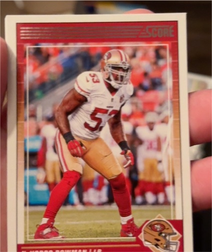 2024 Panini Score #252 NaVorro Bowman San Francisco 49ers — front