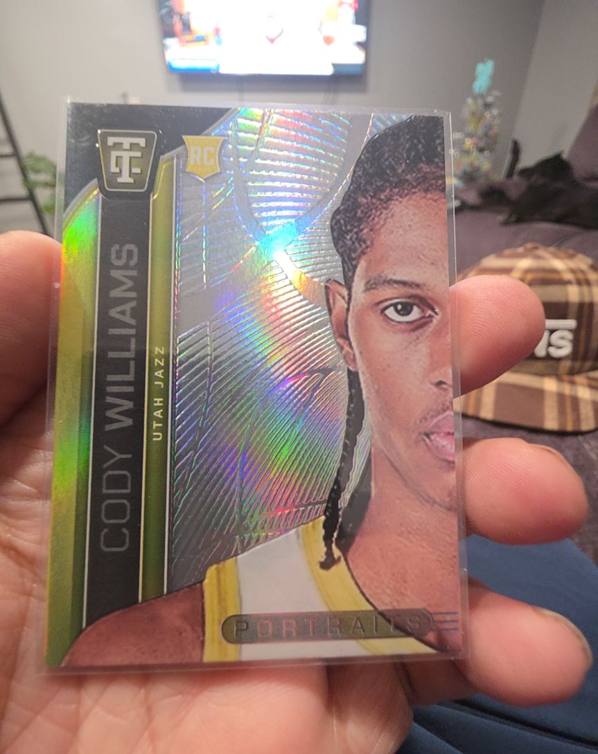 2024-25 Panini Totally Certified #13 Cody Williams Portraits Rookie — front