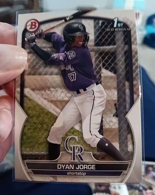 2023 Bowman #BP-22 Dyan Jorge — front