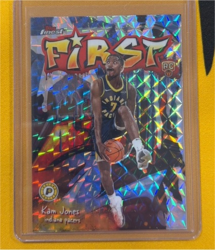 2025-26 Topps Finest #F-28 Kam Jones First — front