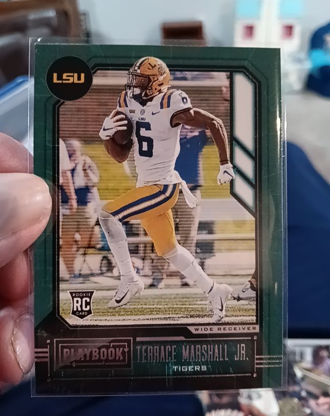 2021 Panini Chronicles Draft Picks Playbook #344 Terrace Marshall Jr — front