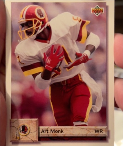 1992 Upper Deck #344 Art Monk Washington Redskins — front