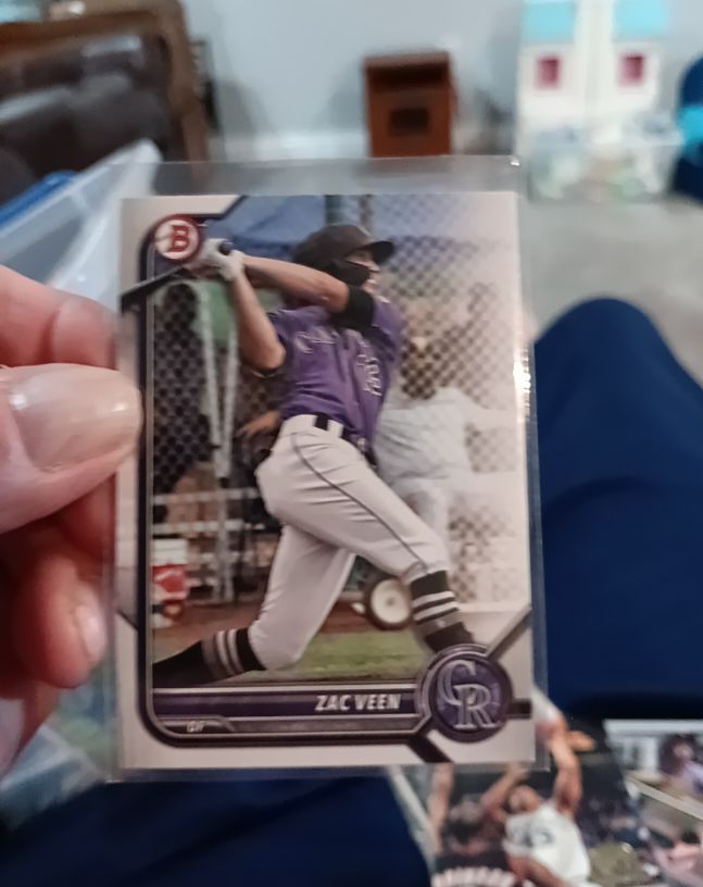 2022 Bowman Draft #BD-32 Zac Veen — front