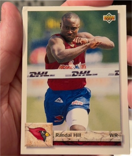 1992 Upper Deck #617 Randal Hill Phoenix Cardinals — front