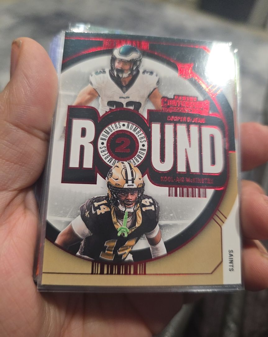 2024 Panini Contenders Round Numbers #11 Cooper DeJean & Kool-Aid McKinstry — front