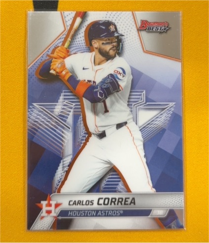 2025 Bowman's Best #50 Carlos Correa — front