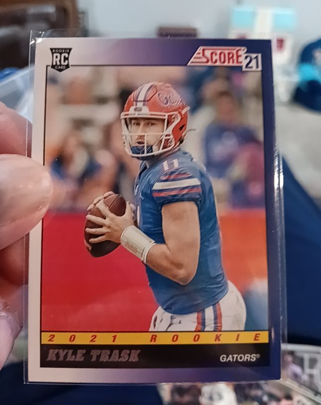 2021 Panini Score 1991 Throwback #TB10 Kyle Trask — front