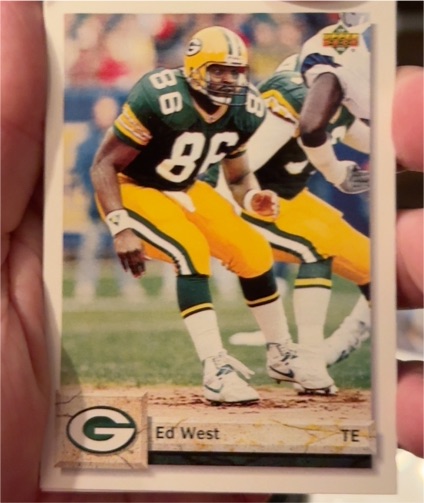 1992 Upper Deck #446 Ed West — front