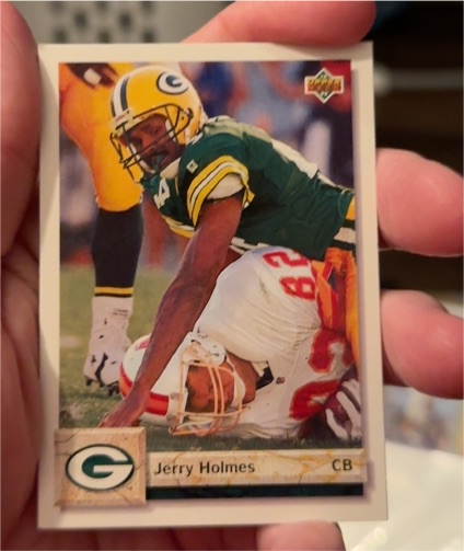 1992 Upper Deck #530 Jerry Holmes — front