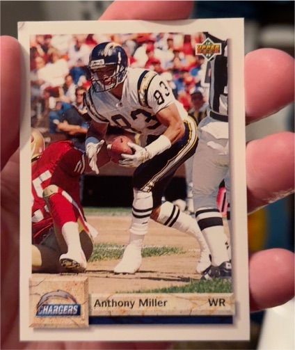 1992 Upper Deck #606 Anthony Miller — front