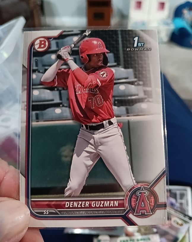 2022 Bowman #BP-138 Denzer Guzman — front