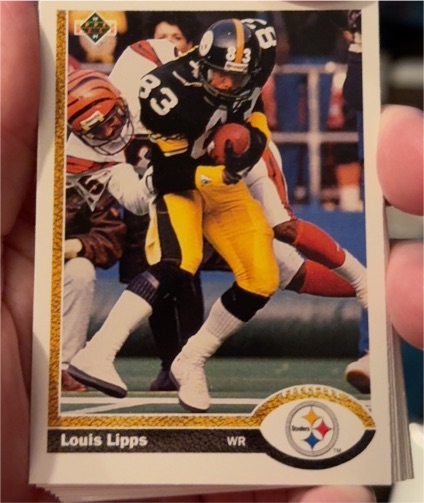 1991 Upper Deck #134 Louis Lipps — front