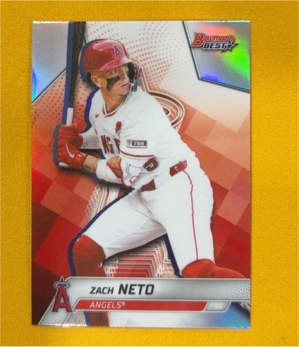 2025 Bowman's Best #47 Zach Neto — front