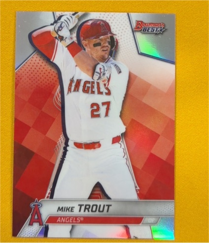2025 Bowman's Best #26 Mike Trout — front