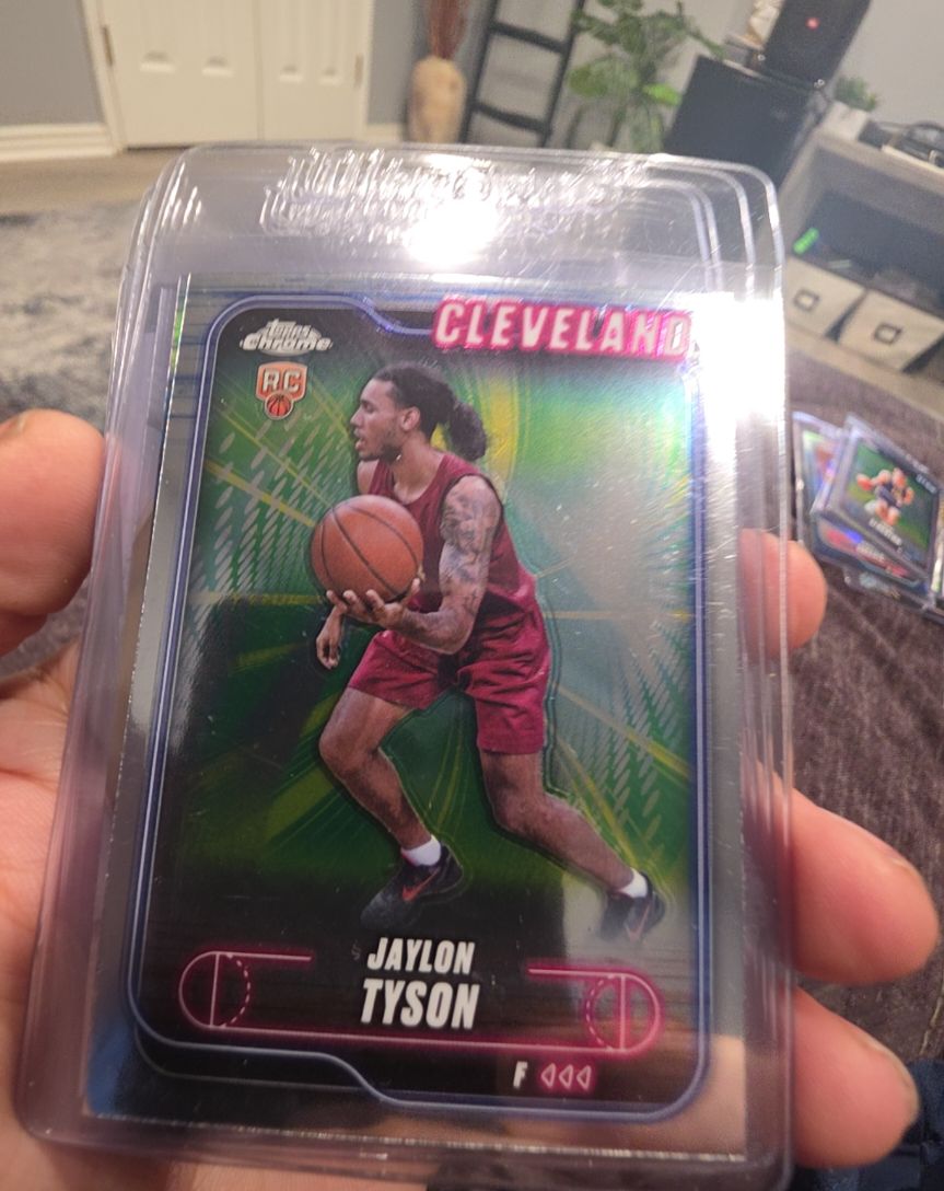2024-25 Topps Chrome #168 Jaylon Tyson — front