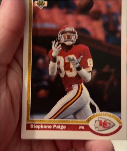 1991 Upper Deck #178 Stephone Paige — front